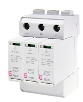Обмежувач перенапруги ETITEC M T2 PV 250/20 Y для PV систем (2440732)