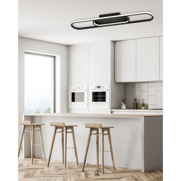 Люстра Goldlux 335197 Cordoba LED 1x26W 4000K 3900Lm IP20 черная - фото №1