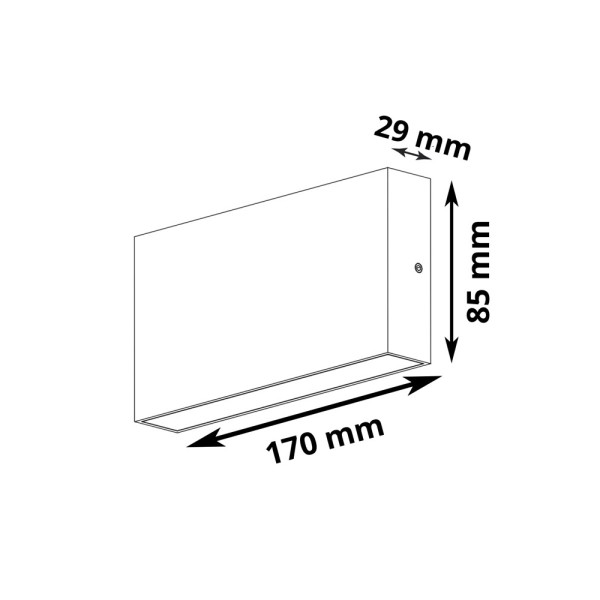 Вуличний світильник Goldlux 315700 Chicago LED 2x5W 4000K 1120Lm IP54 чорний - фото №2