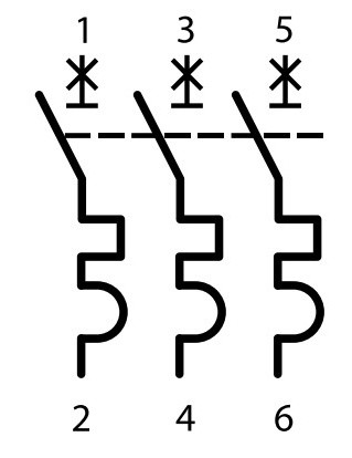 Модульный автоматический выключатель E.Next e.mcb.pro.60.3.B 3р 10А В (p041025) - фото №3