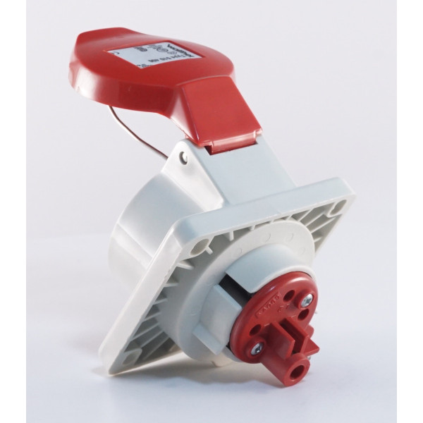 Похилий силовий роз'єм WALTHER WL510 (3P+N+E) 16А 380V IP44 - фото №3