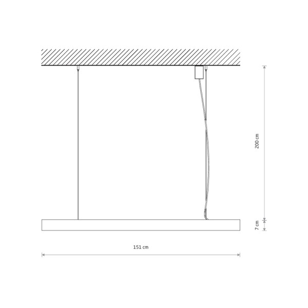 Потолочный светильник Nowodvorski 10213 CL Office Pro LED 1x40W 3000K 4540Lm IP20 черный - фото №2
