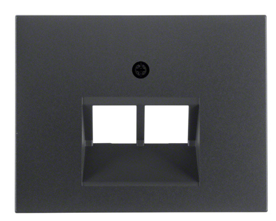 Накладка для розетки UAE антрацит Berker K.1