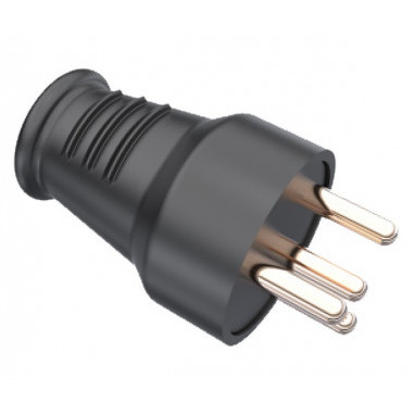 Вилка Bemis BK1-2504-4011 3х25А каучуковая (6.1.92748)