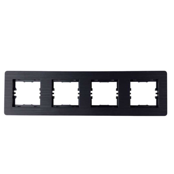 Рамка Nilson Selene антрацит 4-на ( 23362594 )