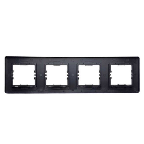 Рамка Nilson Selene антрацит 4-на ( 23362594 ) - фото №1