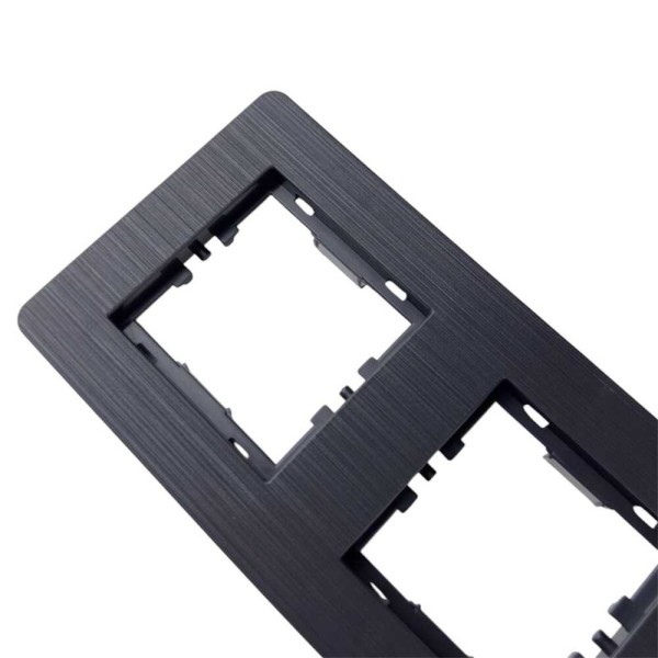 Рамка Nilson Selene антрацит 4-на ( 23362594 ) - фото №2