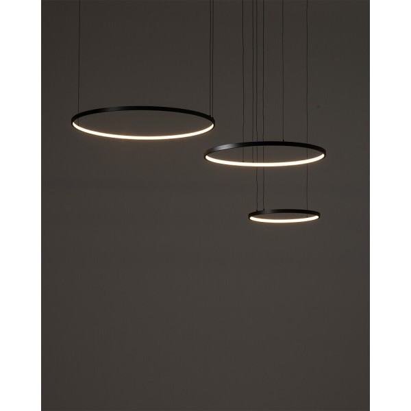 Люстра Nowodvorski Circolo Power 11648 LED 3x85W 3000K 3750Lm IP20 чорна - фото №2