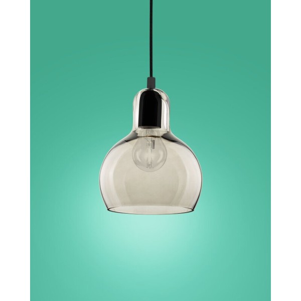 Подвесной светильник, люстра TK Lighting 602 Mango E27 1x15W IP20 дымчатый - фото №2
