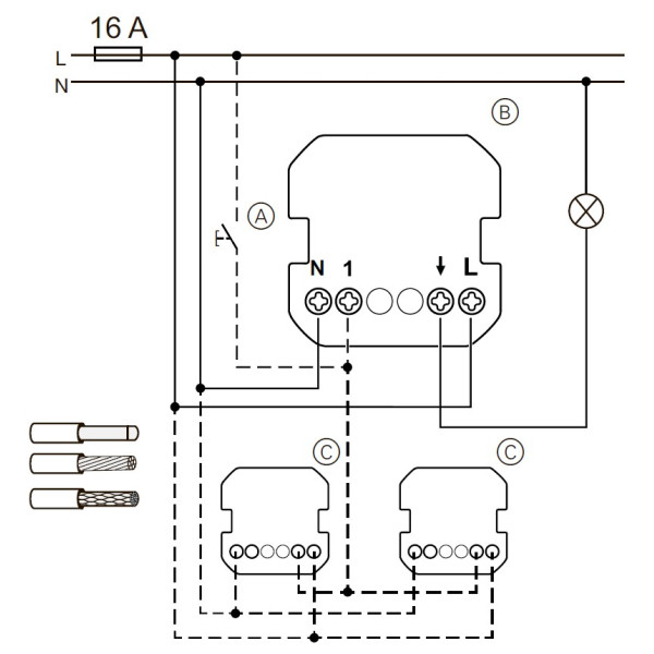 Датчик движения Schneider Electric NU352518 с выключателем 10А (белый) - фото №2