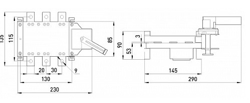 Перемикач навантаження E.NEXT i0590009 e.industrial.ukgz.125.3 - фото №1