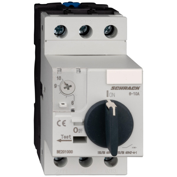 Автомат захисту двигуна Schrack BE201000 6-10 А 3P
