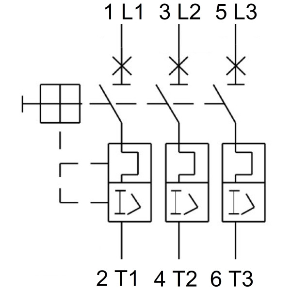 Автомат захисту двигуна Schrack BE201000 6-10 А 3P - фото №10