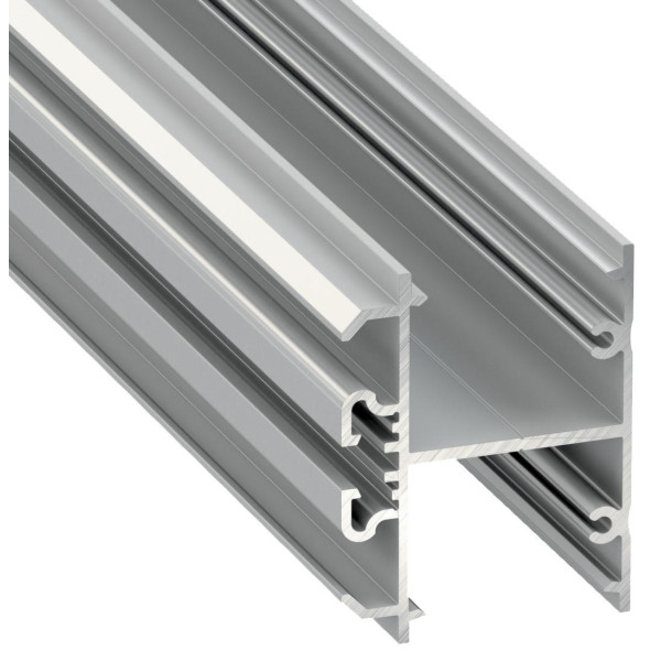 Профиль для светодиодной ленты Lumines DOPIO серебро