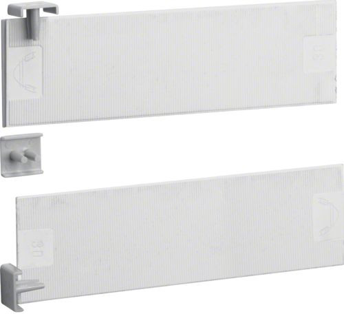 Кришка Hager KZ022 для 2P шин кВ263A/C (10шт)