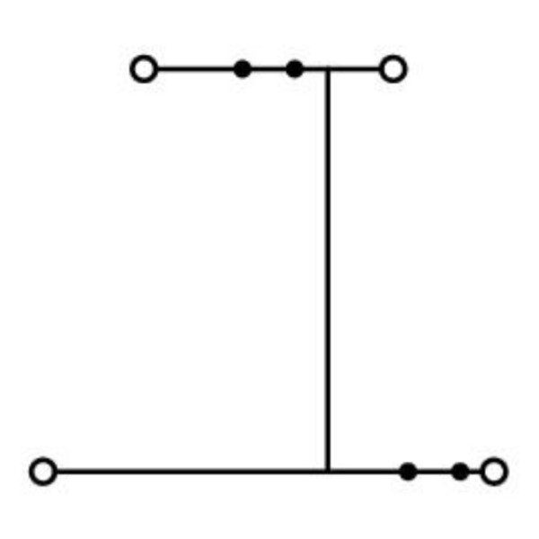 Двухуровневая проходная L клемма Wago 870-508 (серая) - фото №2