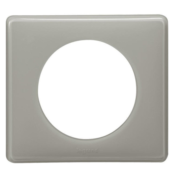 Однопостовая рамка Legrand Celiane (066601) серый глянец