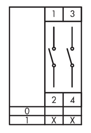 Кулачковий перемикач EMAS PS050AK331 ON-OFF (0-1) 50А - фото №1