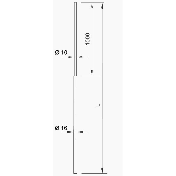 Алюмінієвий блисковкоприймач OBO Bettermann (5401995) 101 VL4000 - фото №1