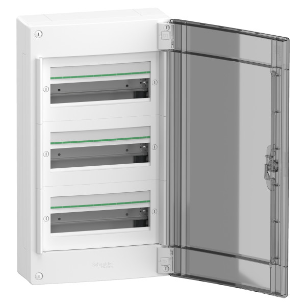 Врізний щит Schneider Electric PrismaSeT XS LVSXP313 3 ряди 39М димчасті двері - фото №1