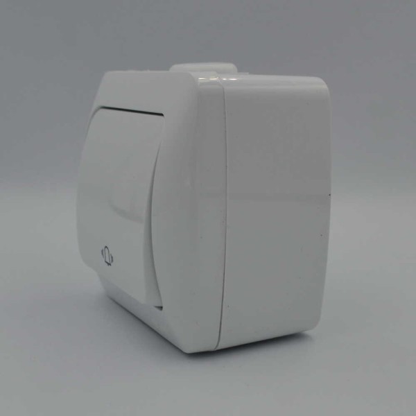 Выключатель ALSU белый кнопка ( 504-010200-207 ) - фото №2