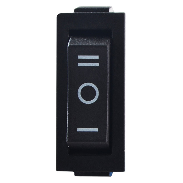 Переключатель Аско-Укрем KCD3-103 B/B (I-0-II) черный (A0140040031) - фото №1