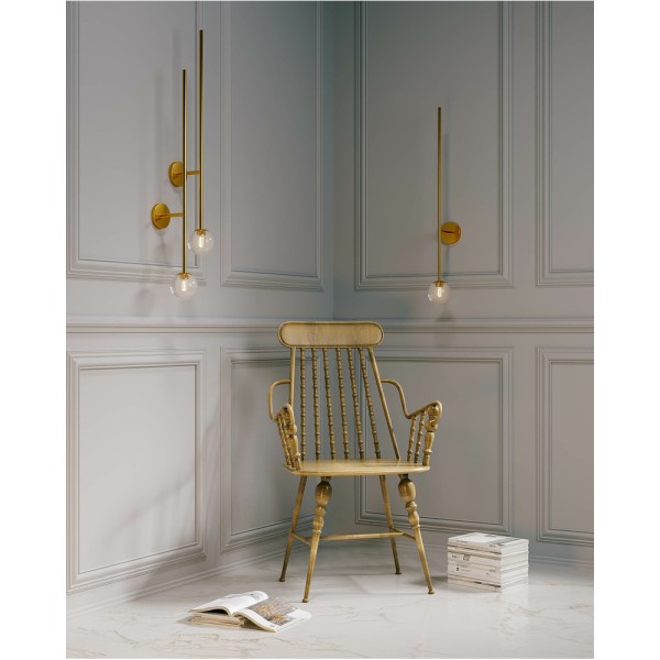 Бра, настінний світильник Pikart 26260-2 Bubble G9 1x60W IP20 Латунний - фото №1