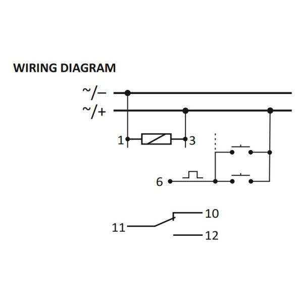 Бістабільне реле F&F BIS-413-24V 9-30В AC/DC 16А - фото №6