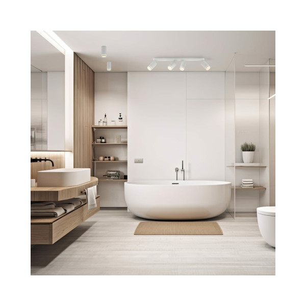 Точковий світильник TK Lighting 6919 Jet GU10 1x10W IP20 Wh - фото №1