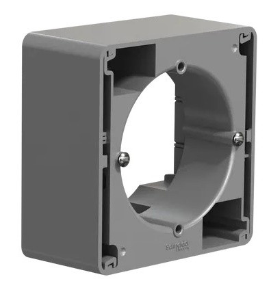 Установча коробка зовнішнього монтажу Schneider Electric Sedna Design алюміній SDD113901 - фото №1