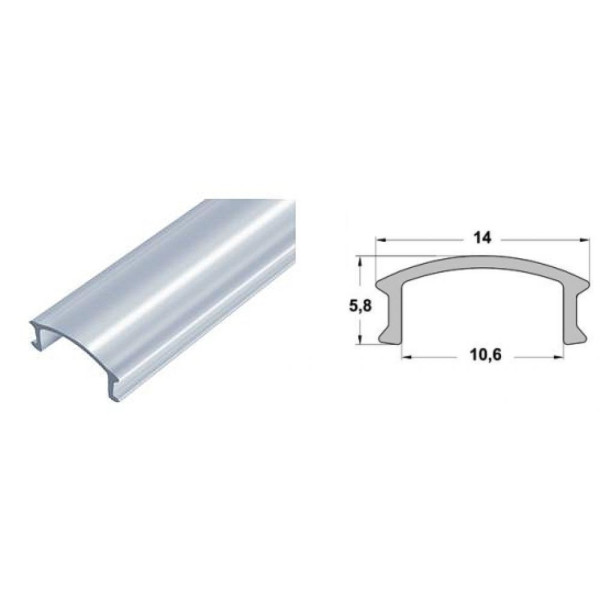 Розсіювач прозорий (ЛРП_2), 2 метри - фото №1