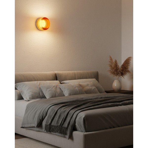 Бра, настенный светильник Kloodi WA-UNO 130 3W 3K AM LED IP20 янтарный - фото №2