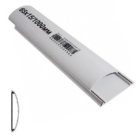 Напольный кабельный канал Аско-Укрем 65х15 (клеющийся)