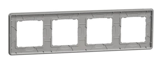 Рамка четырехместная Schneider Electric Sedna Elements бетон SDD390804 - фото №3