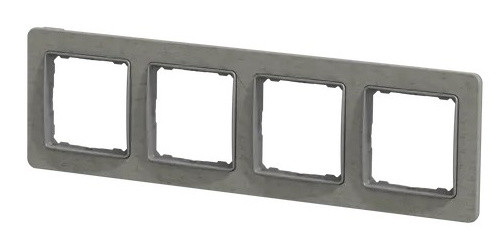 Рамка четырехместная Schneider Electric Sedna Elements бетон SDD390804 - фото №4