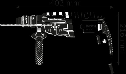 Перфоратор Bosch GBH 2-28 F Professional - фото №1