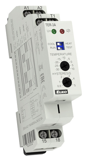 Температурне реле Elko-Ep TER-3A