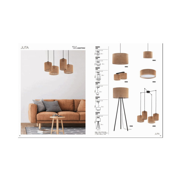 Потолочный светильник TK Lighting 6584 Juta - фото №1