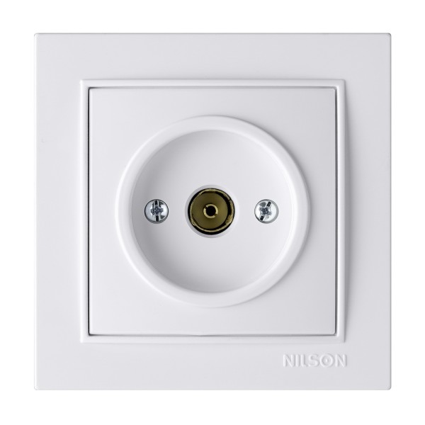 Розетка Nilson Thor біла TV кінцева ( 27111029 )