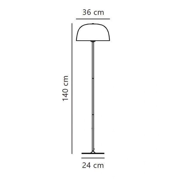 Торшер Nordlux 2010244033 Cera E27 1x40W IP20 серебристый - фото №4
