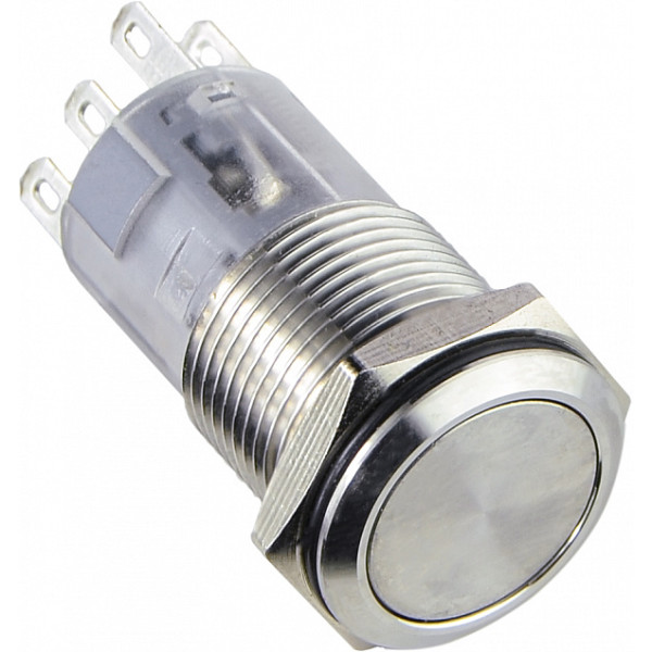 Металева кнопка Аско-Укрем TYJ 16-312 2NO+2NC з фіксацією (A0140010091) - фото №2