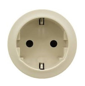 Панель розетки 2К+З Legrand Celiane слоновая кость