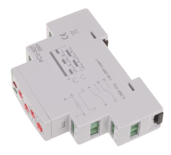 Электронное реле времени F&F PCU-507 195-253В AC 2х8А - фото №3