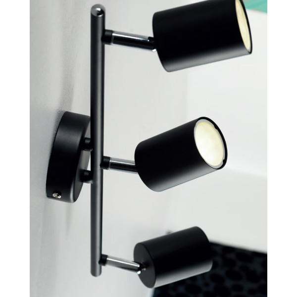 Светильник поворотный, спот Nordlux 2113270103 Explore GU10 3x7W IP20 черный - фото №1