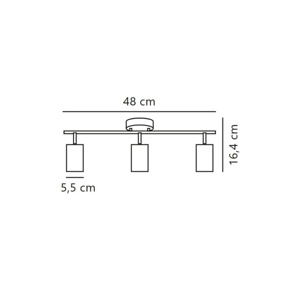 Светильник поворотный, спот Nordlux 2113270103 Explore GU10 3x7W IP20 черный - фото №2