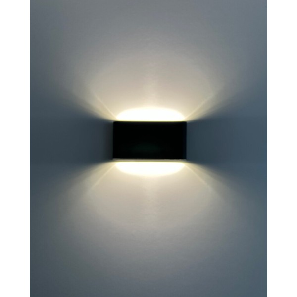 Вуличний світильник Nowodvorski 11364 Semi M LED 2x5W 3000K 500Lm IP54 чорний - фото №1