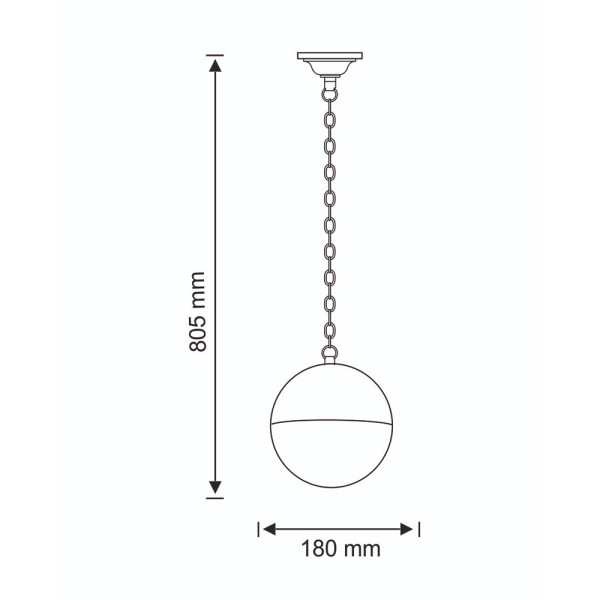 Вуличний світильник Goldlux 311627 Ulsa E27 1x12W IP44 чорний - фото №3