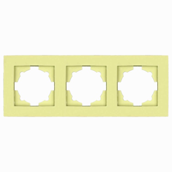 Рамка ELBI VEGA Colorline зелена 3-на (510-011810-227)
