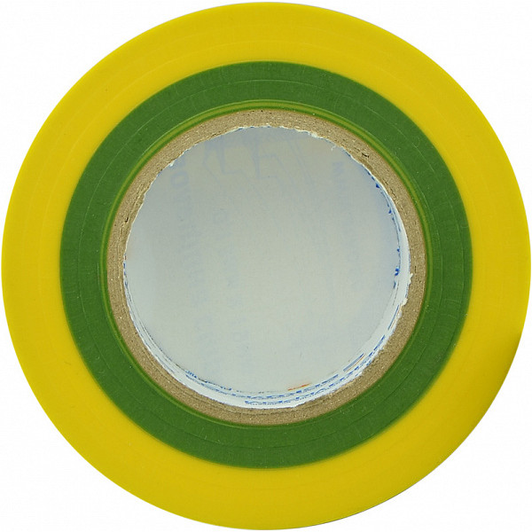 Ізоляційна стрічка Аско-Укрем 0,13x19мм/20м жовто-зелена (A0150020009) - фото №1