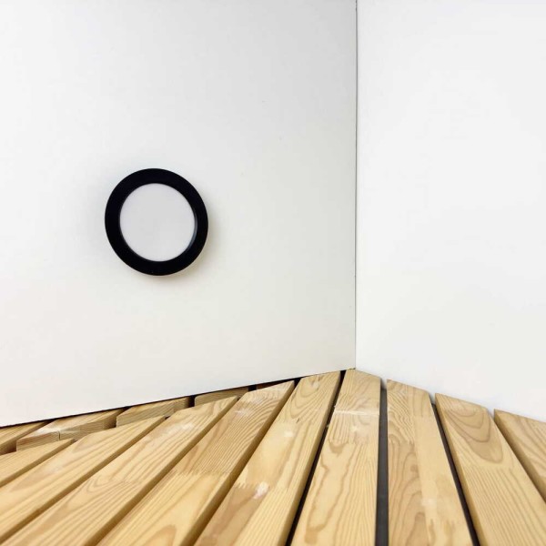 Светильник LED даунлайт Violux FRAME 12W 4200K круг IP20 черный ( 120092 ) - фото №1